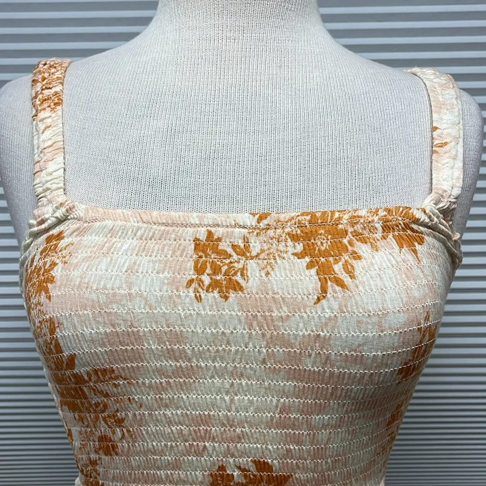 Intimately Free People Hannah Floral Printed Cami in Ivory Size XS - Image 5