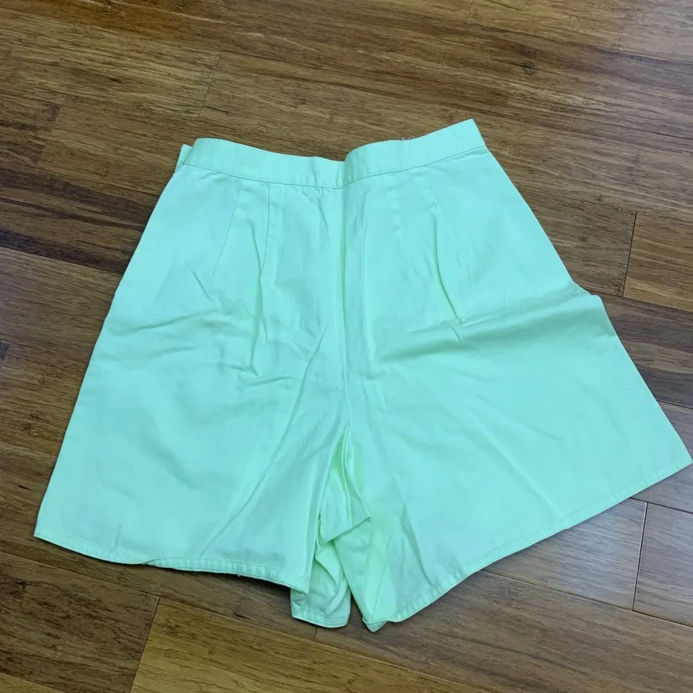 Vintage Merona Skort Womens Size 6 Shorts High Waist Casual Cute Green High Rise - Image 4