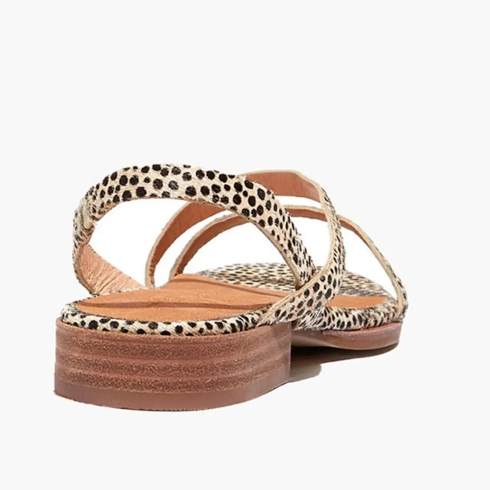 Madewell Dalmatian animal print sandals - Image 3