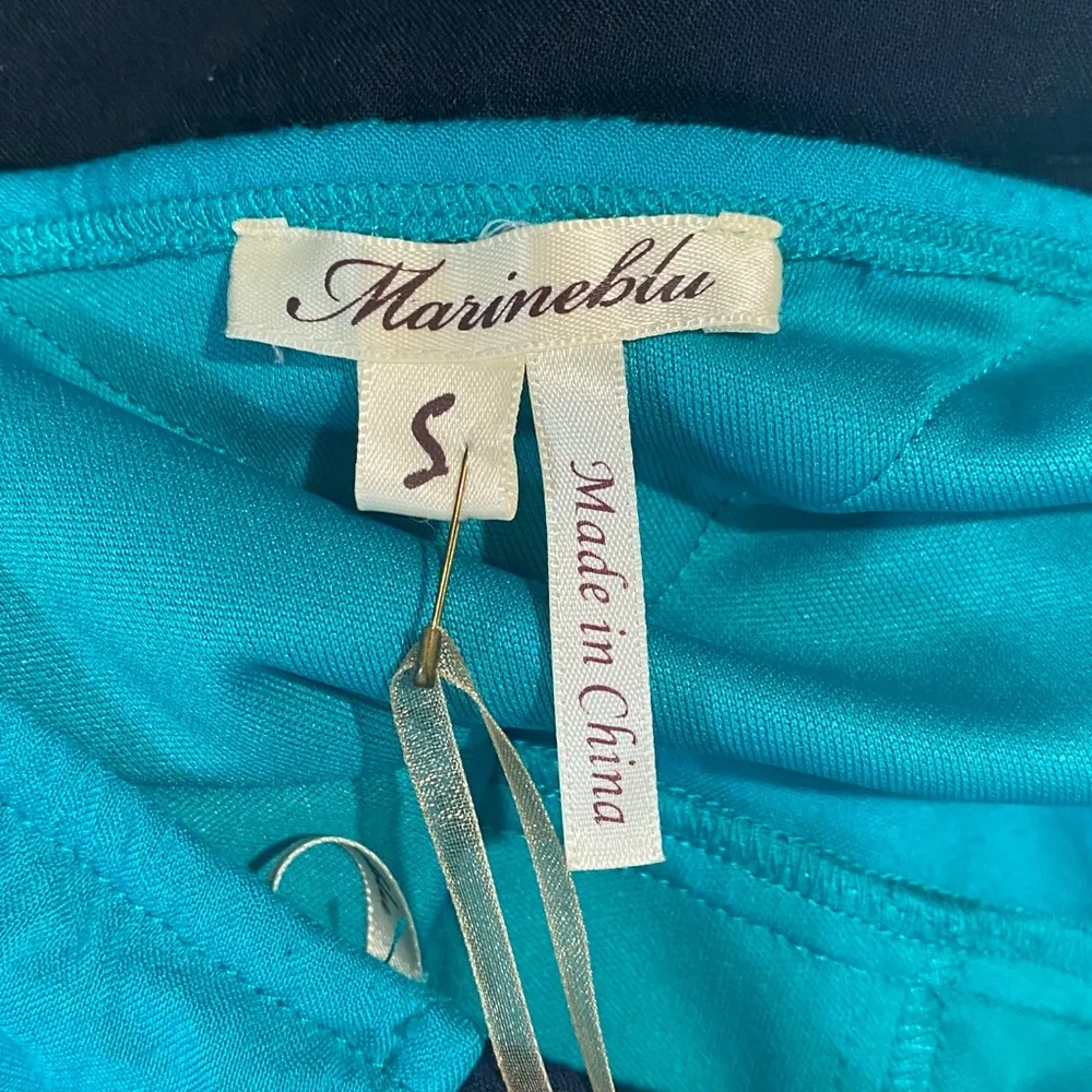 Marineblu Teal Embellished Spaghetti Strap Maxi Dress - Image 10