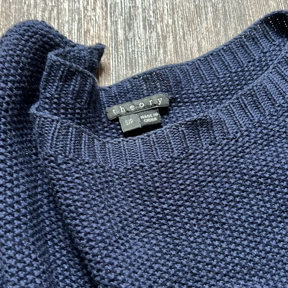 Theory Blue Oversized Sweater - Image 2