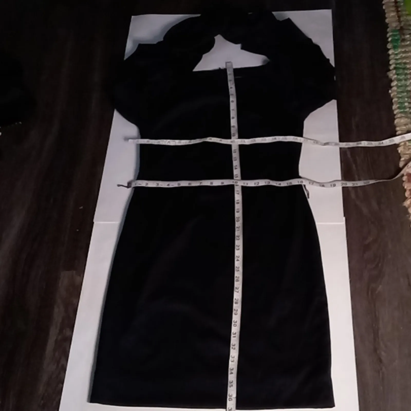 Antonio Melani Black Balloon Sleeve Shift Dress 0 Party Castlecore Fairycore - Image 6