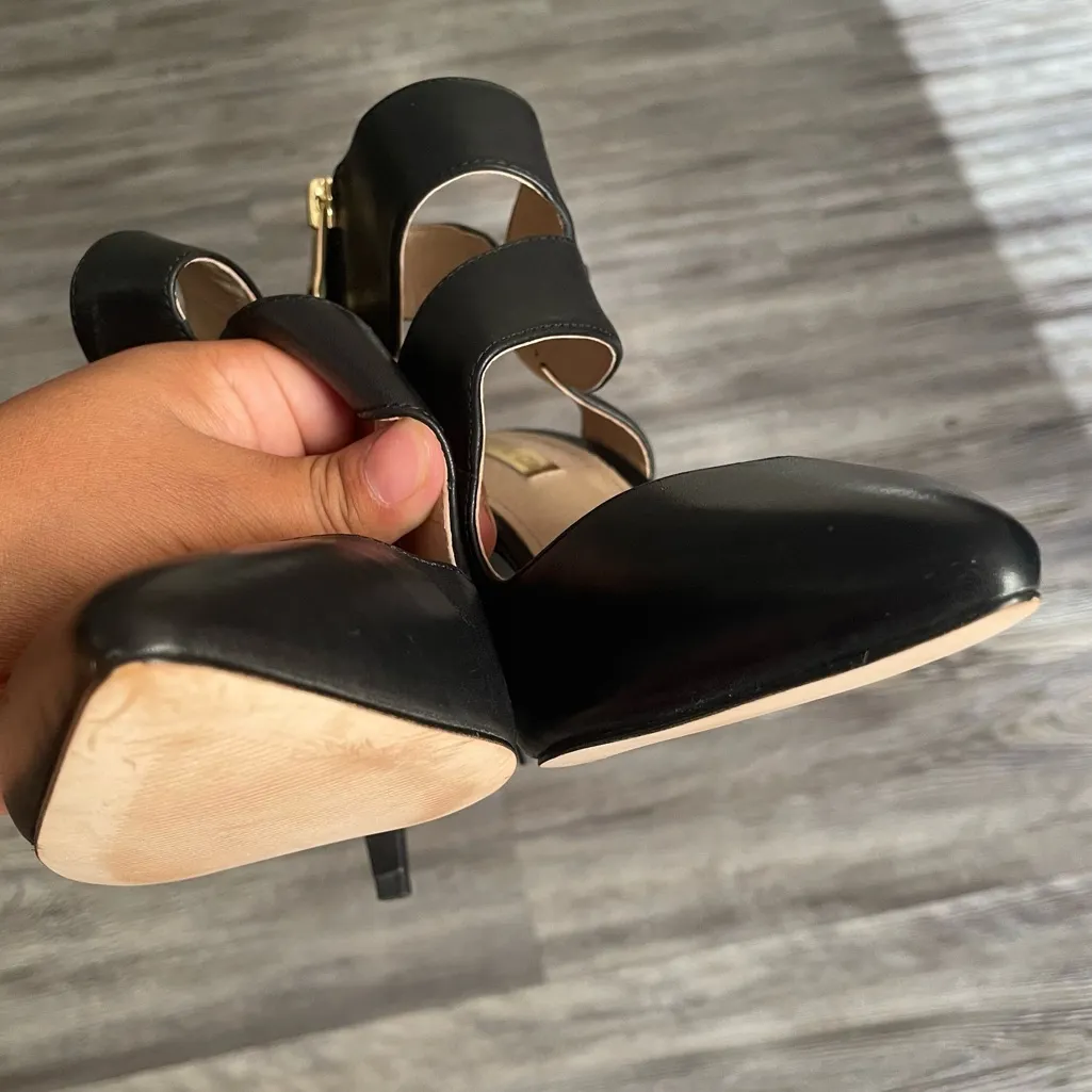 Louise et Cie Black Cutout Heels - Image 8