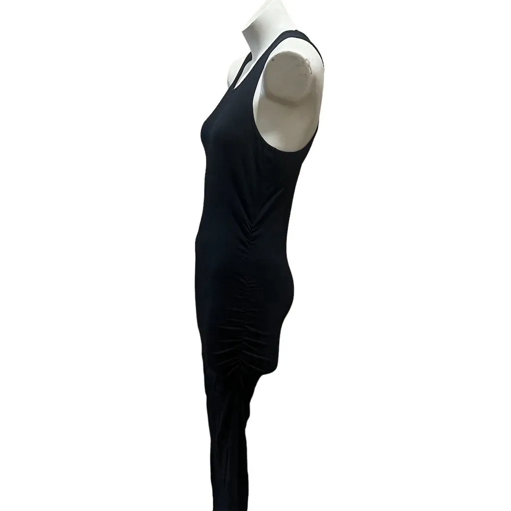 Michael Stars Women's Black Racerback Midi Dress Size L Sleeveless Casual Party - Image 4