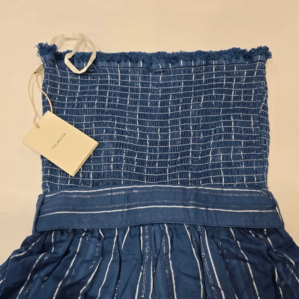 Tularosa  Laylah Romper in Indigo - Image 9