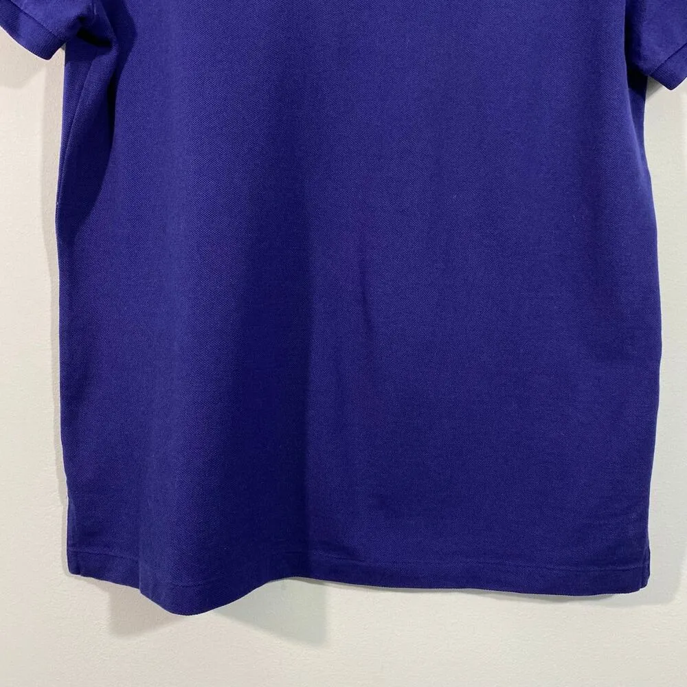 Ralph Lauren Black Label Women Violet Short Sleeve Polo Shirt Size M Size M - Image 6
