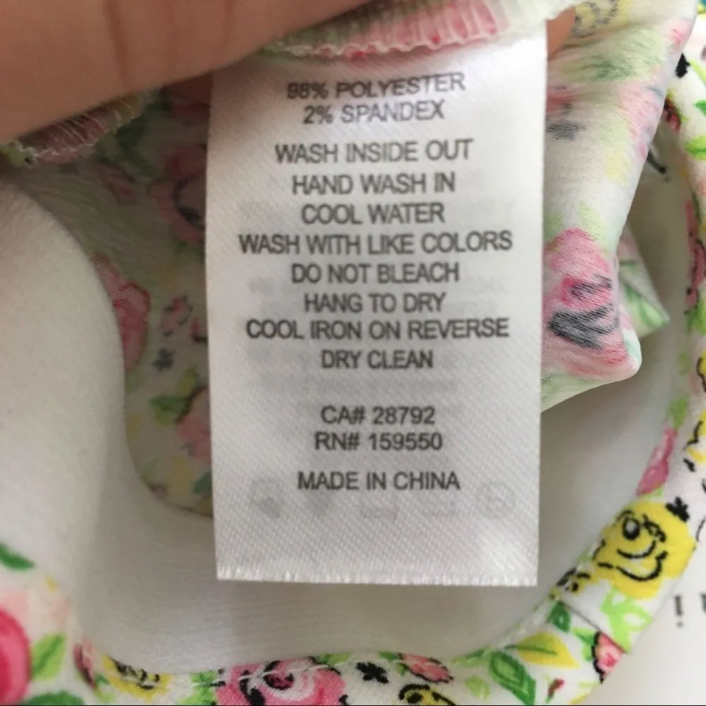 Maison d’Amelie Floral Maxi Skirt Size 4 White Small Flower Print Pink - Image 6