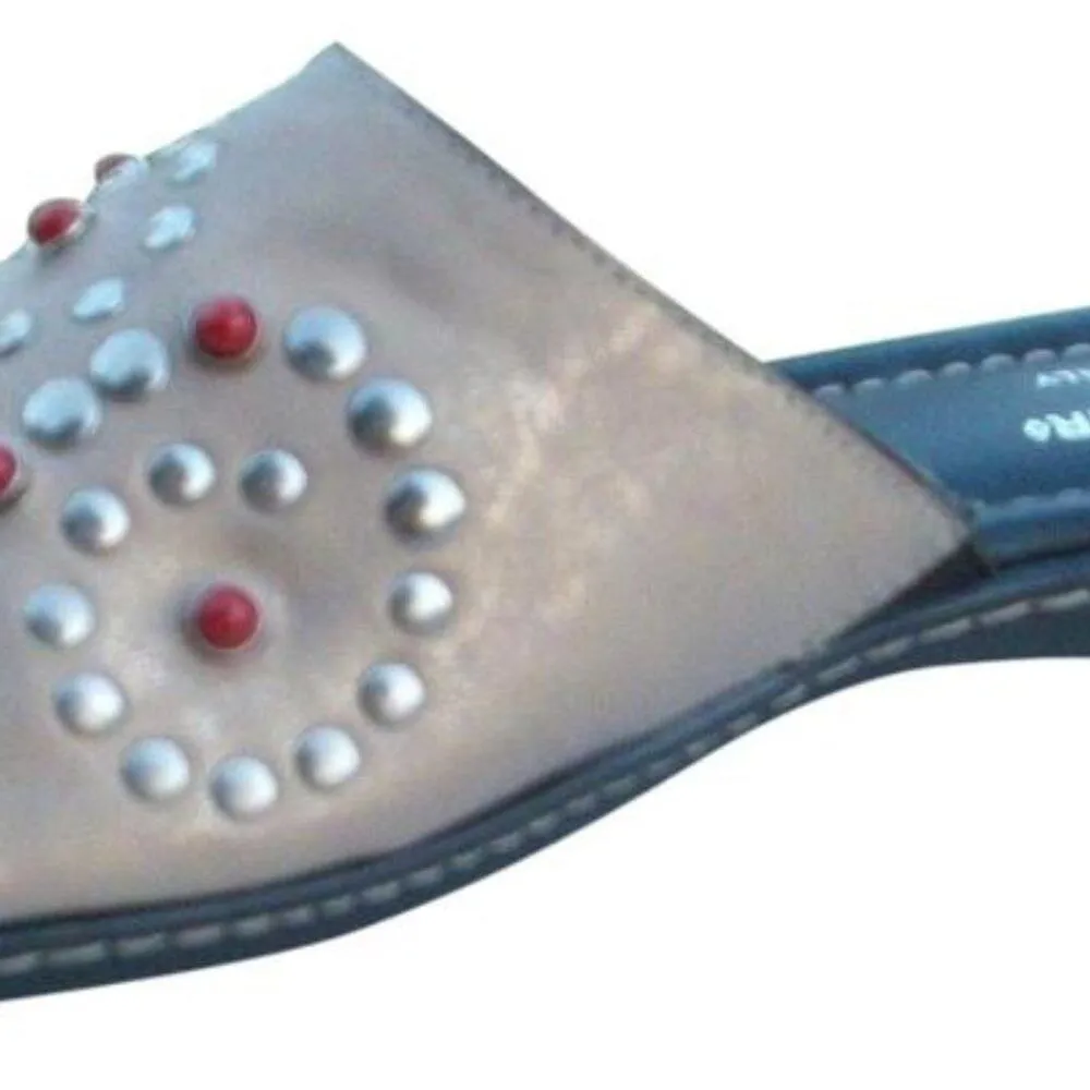 Donald Pliner Metallic Leather Shoe Rubber Flex Shoe Sandal Slide New NWT $285 Tan Size 6 - Image 6