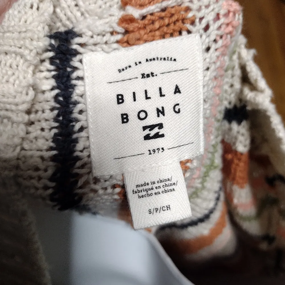 Billabong Bring It Together Striped V-Neck Sweater - Image 5