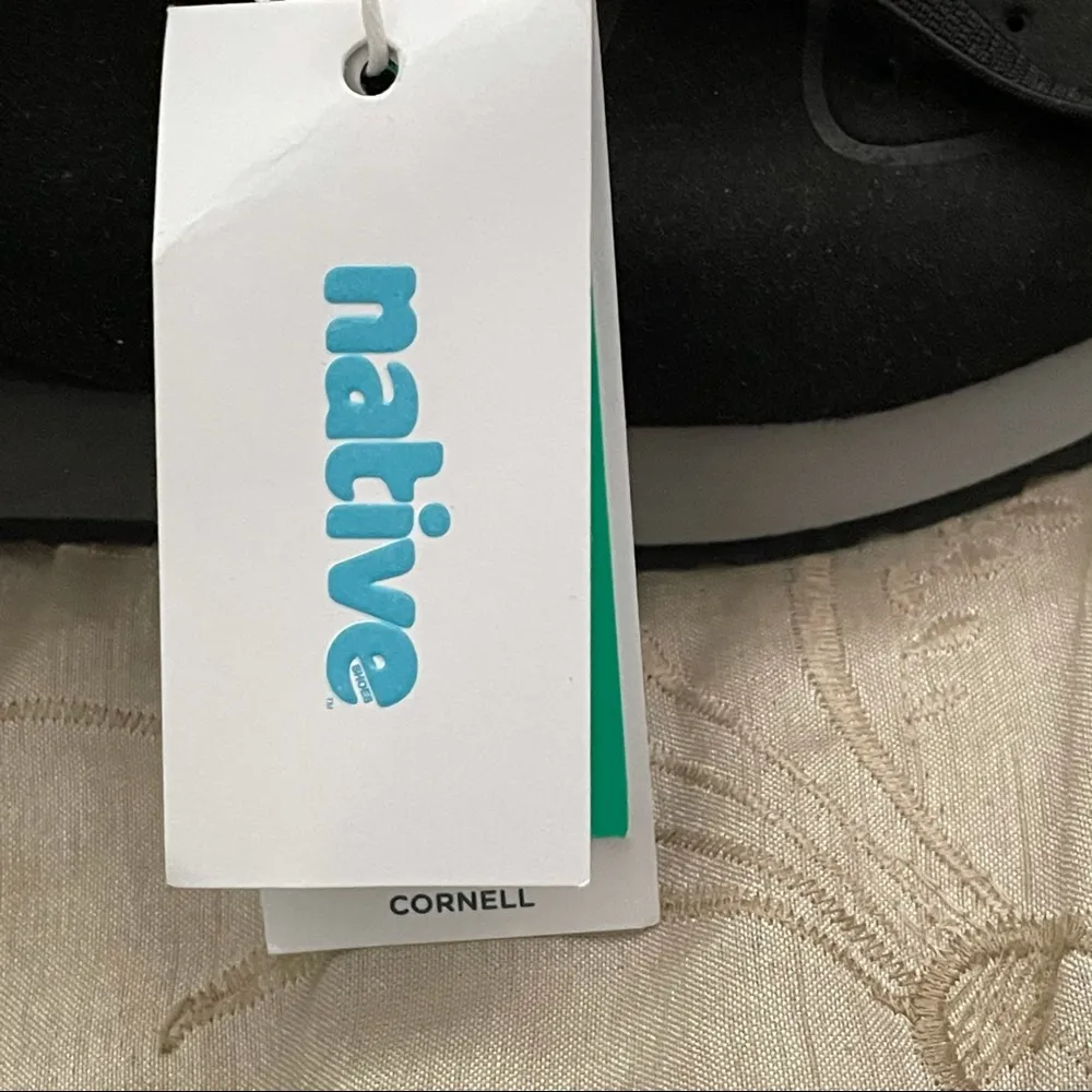 Native Cornell Jiffy Black Sneakers Size 7 - Image 11