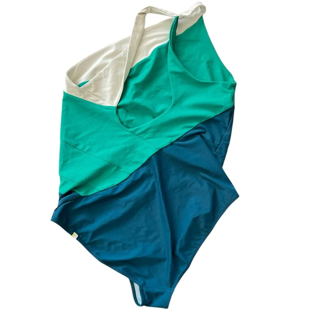 Summersalt The Sidestroke Color block One Shoulder  One Piece Swimsuit - Image 5