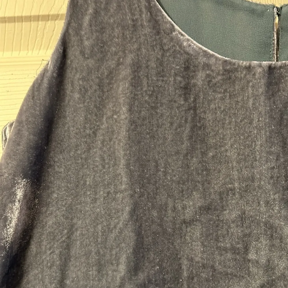 J.Crew Green Velvet Tank Top 4 - Image 3