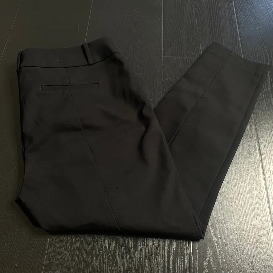 LOFT Petite Julie Skinny‎ Black Pants Size 8P Office Work Business Casual - Image 5