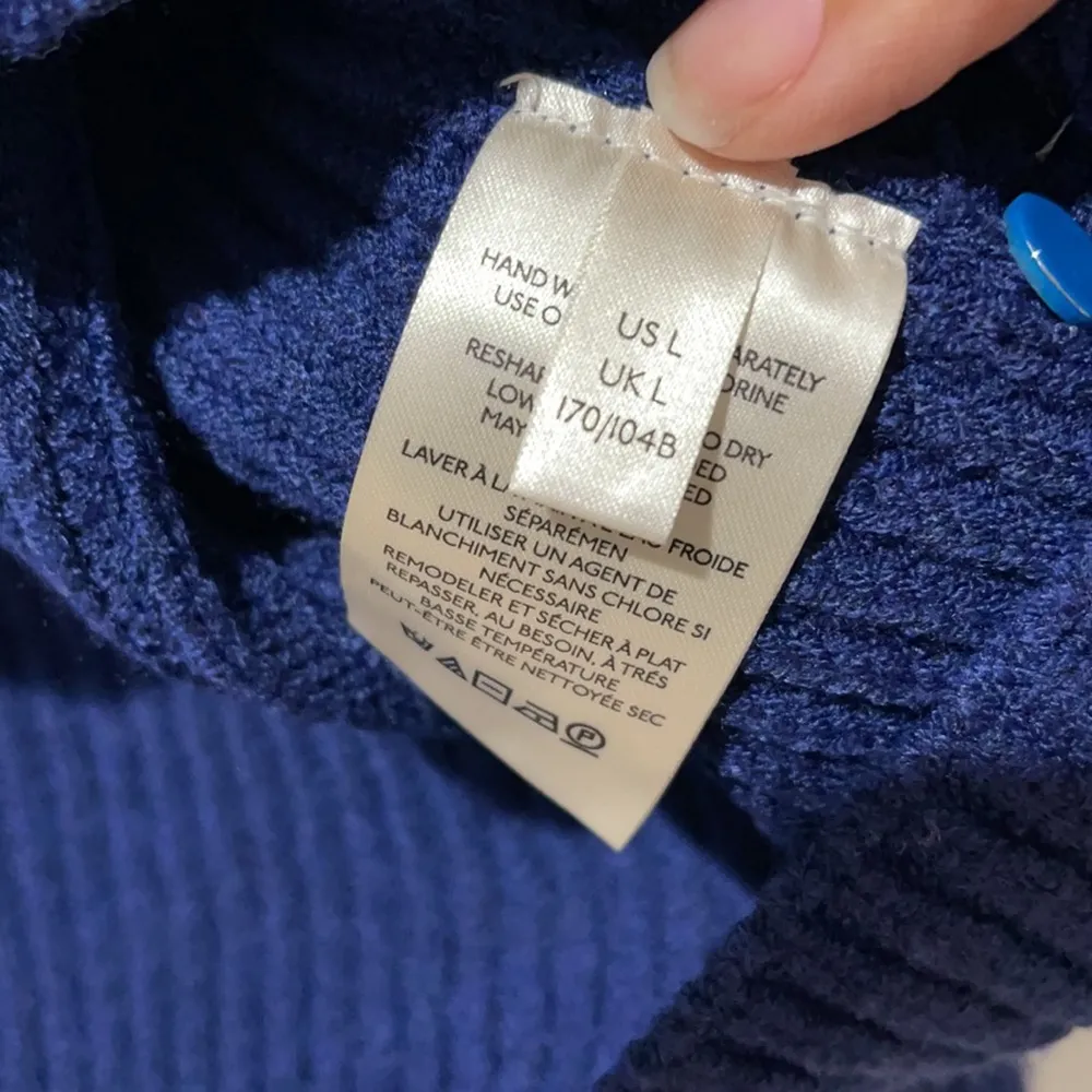 Free People Sea Bright Cropped Boxy Knit Sweater  New With Tags Size Lar… - Image 6