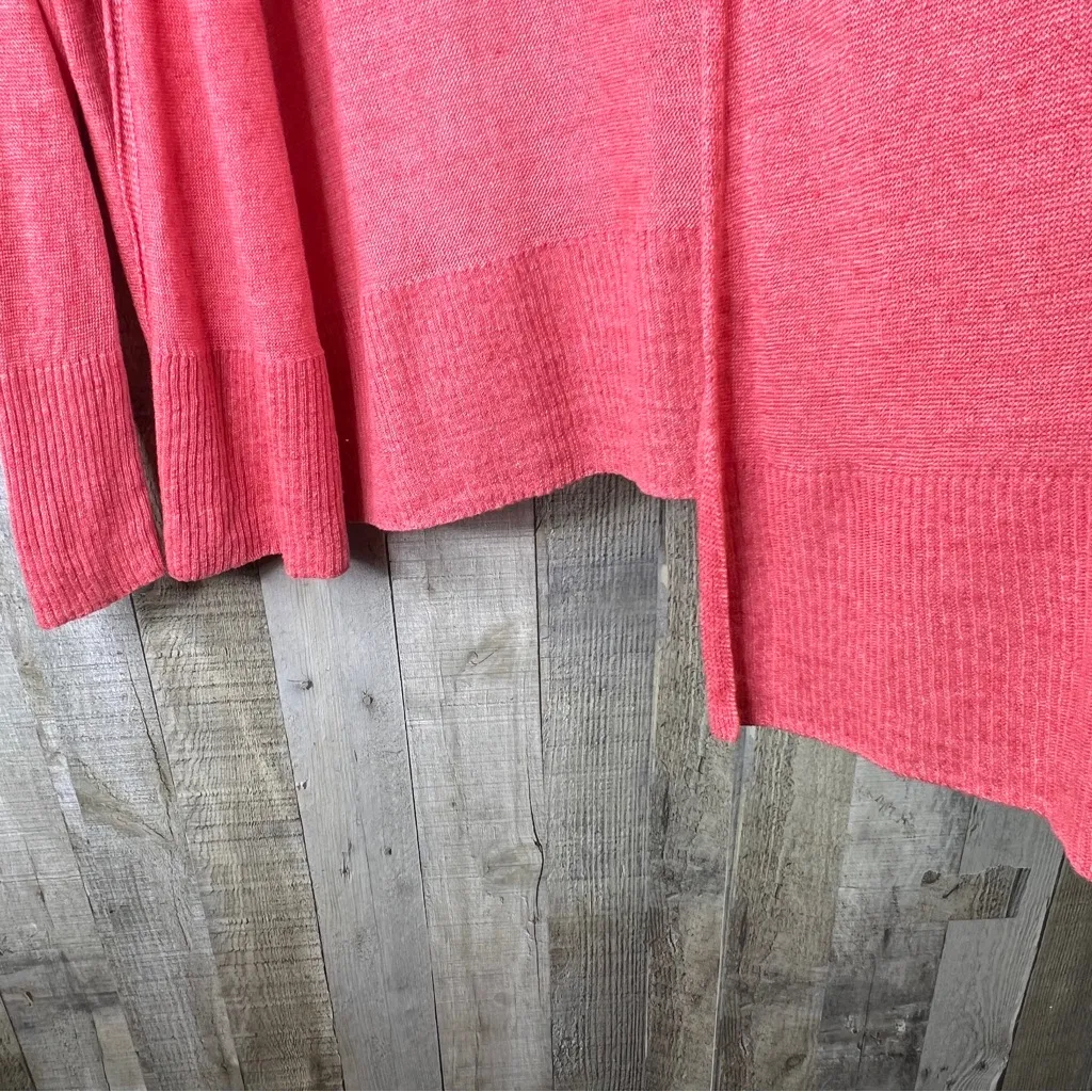 Eileen Fisher 1X 100% Linen Long Sleeve OpenFront Lightweight Cardigan w/Pockets - Image 5