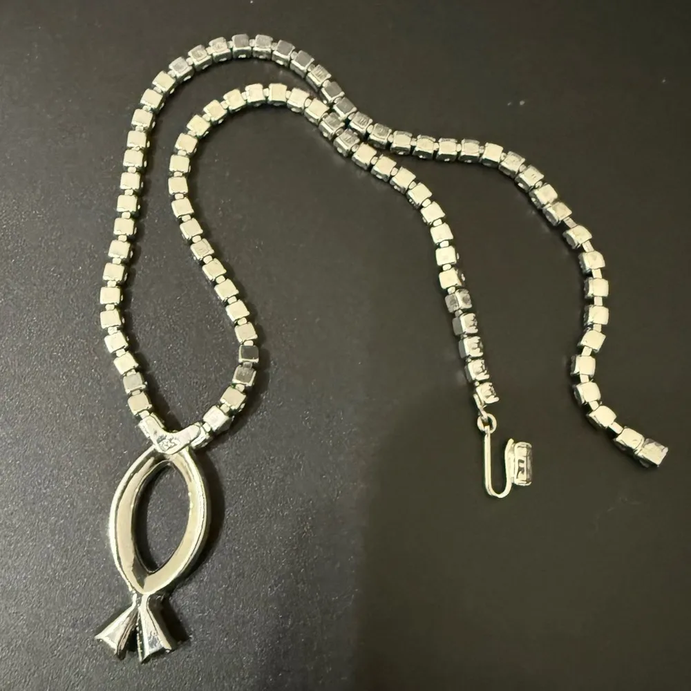 Vintage SAC Sarah Coventry Clear Pave Rhinestones Silver - Image 3