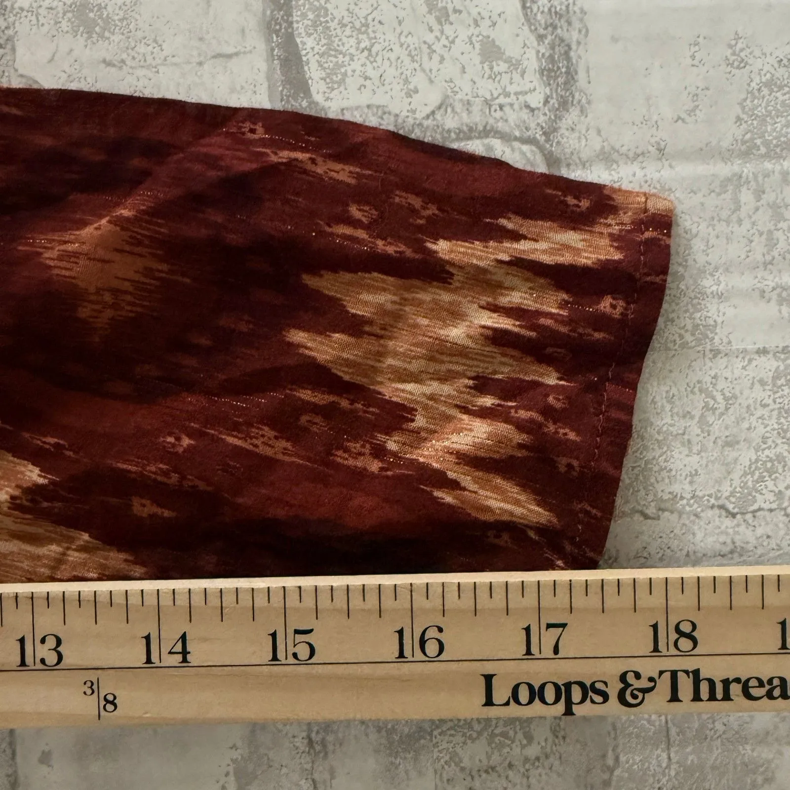 Revolve House of Harlow The Neck Ruffle Mini Dress Long Sleeve Rust Copper Sz M Size M - Image 11