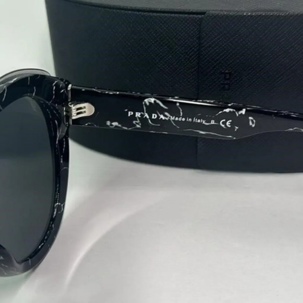 New Authentic- PRADA Dark Grey Cat Eye Ladies Sunglasses PR 01YS 09V5S0 54 - Image 12