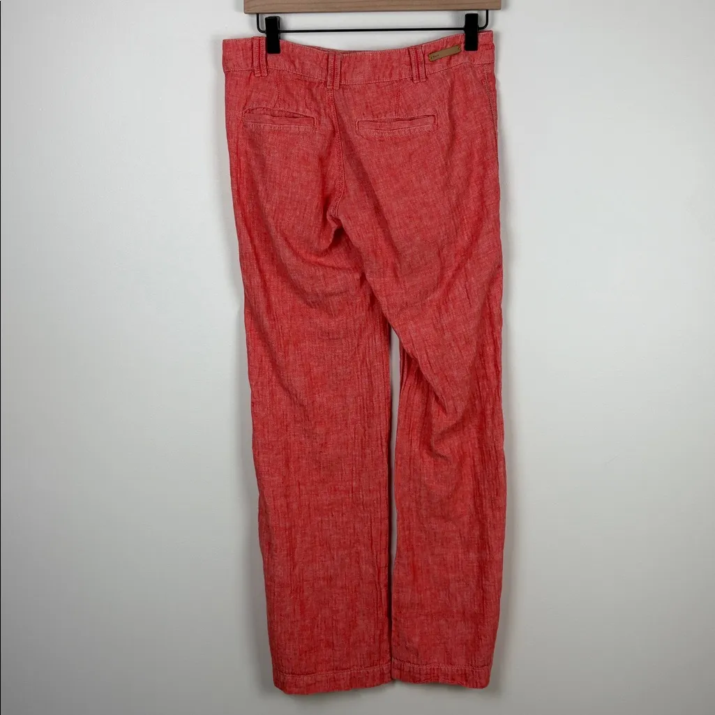 Anthropologie Pilcro Linen Blend Wide Leg Pants Trousers Women’s Size 0 Low Rise - Image 7