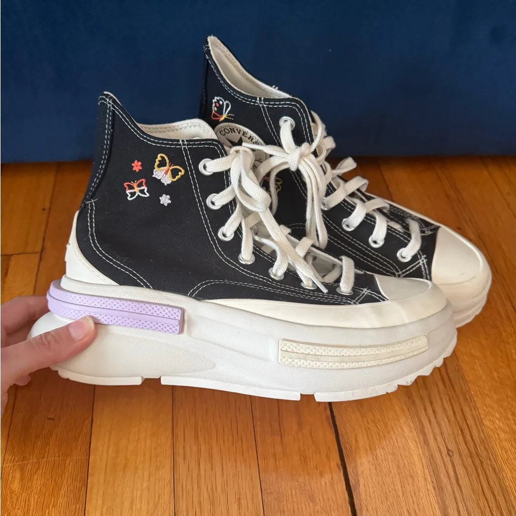 Converse Run Star Legacy CX Butterfly Wings Hi Shoe, A05978C (Womens Size 7) - Image 2