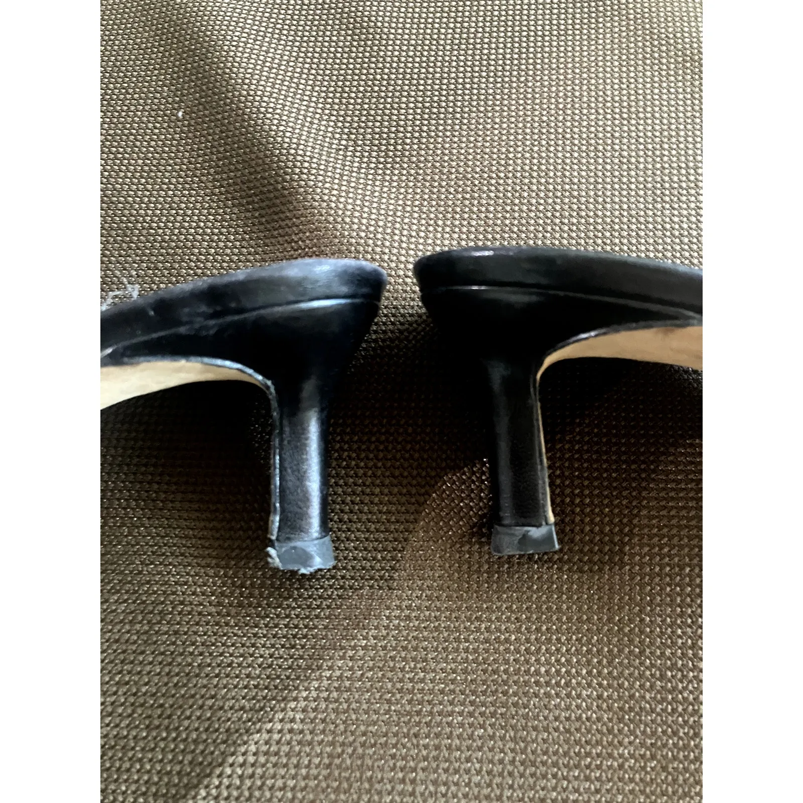 VANELI Leopard Print Kitten Heel Mules ANIMAL PRINT MOB WIFE Size 6.5 Shoes Gray - Image 5