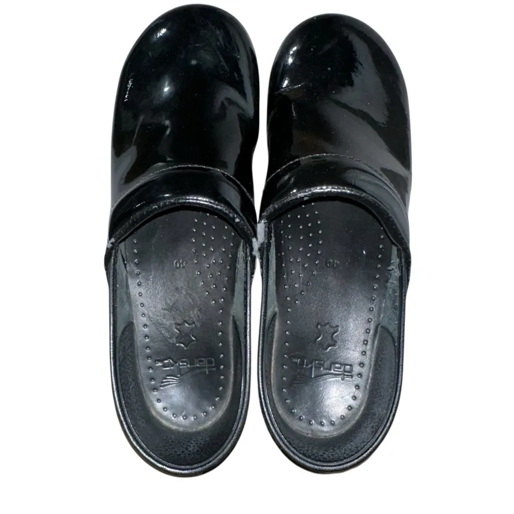 GUC DANSKO‎ Black Patent Clogs - EU 40 (read description) - Image 5