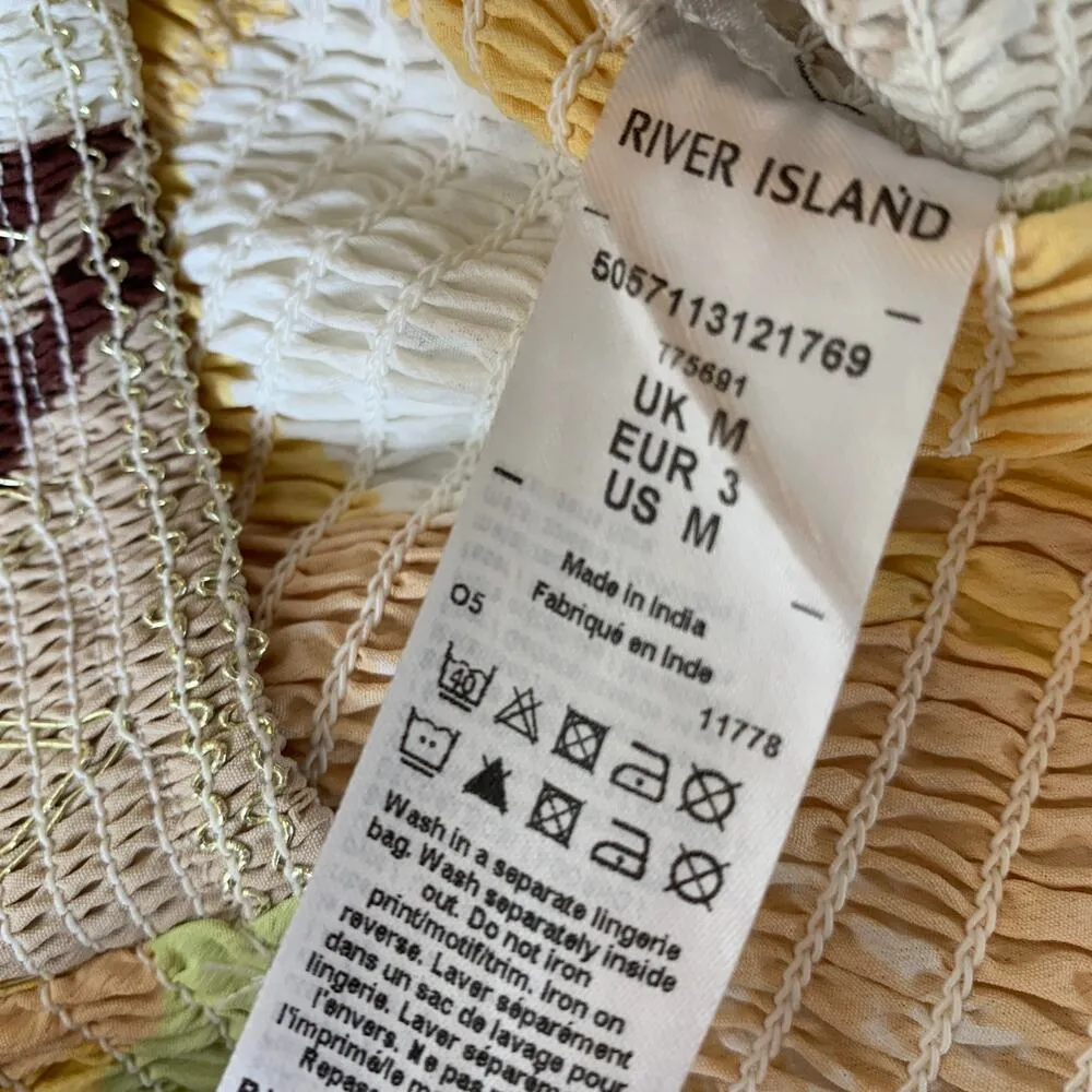 River Island Halter Top Keyhole Opening Sz Medium - Image 6