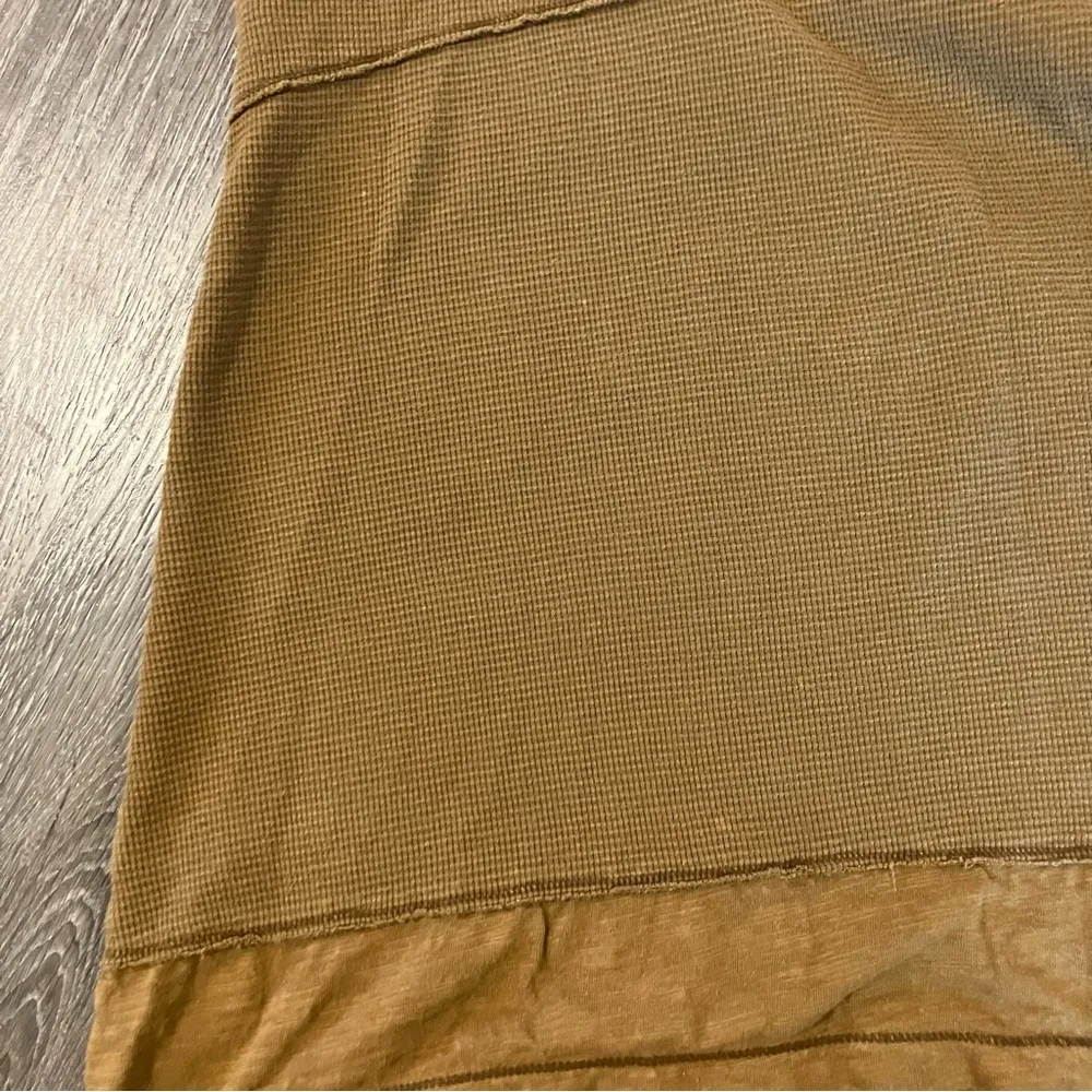 Neon Buddha Tan Long Sleeve Cowl Neck Tunic Length Top Women’s Size Large - Image 5