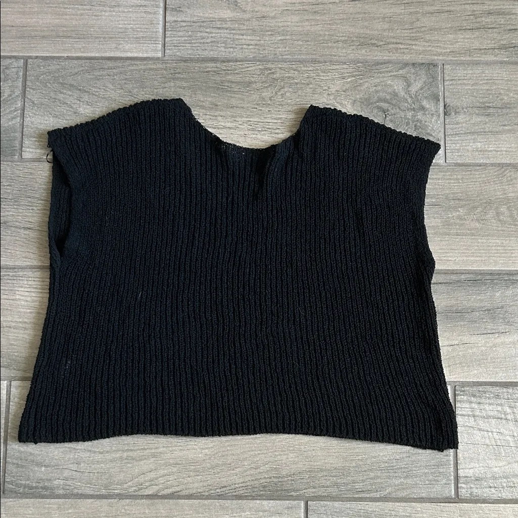 Final Touch Charcoal Knit Top - Image 5