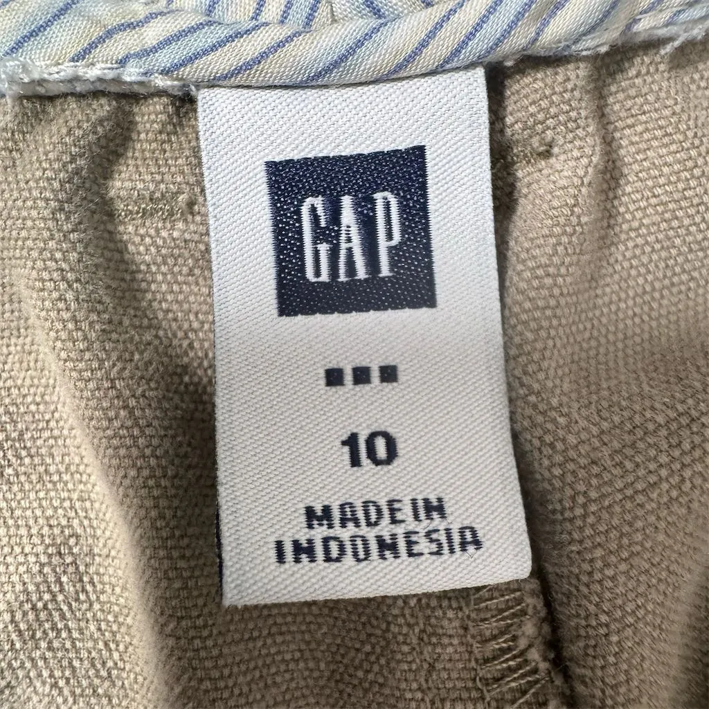Vintage GAP Women's Cargo Pants Size 10 Beige Multiple Pockets - Image 5