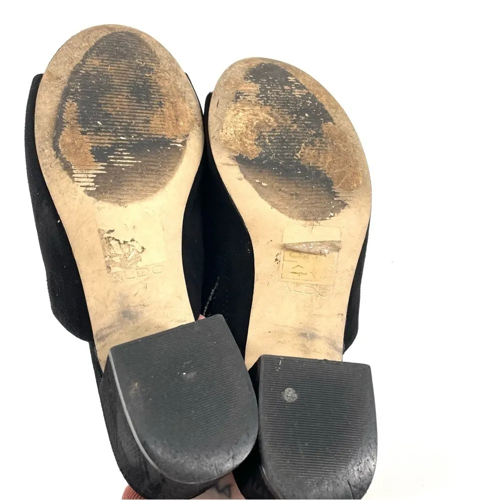 Aldo Resplandina Black Block Heel Sandal - Image 7