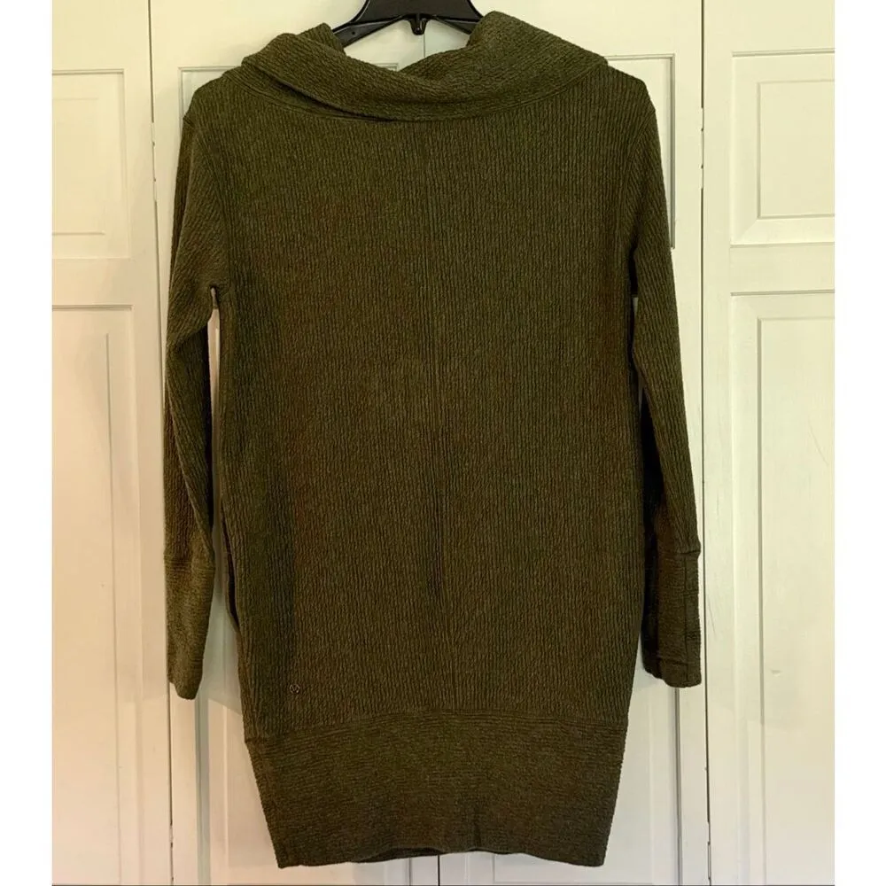 Lululemon along the way green dress olive green small - Image 5