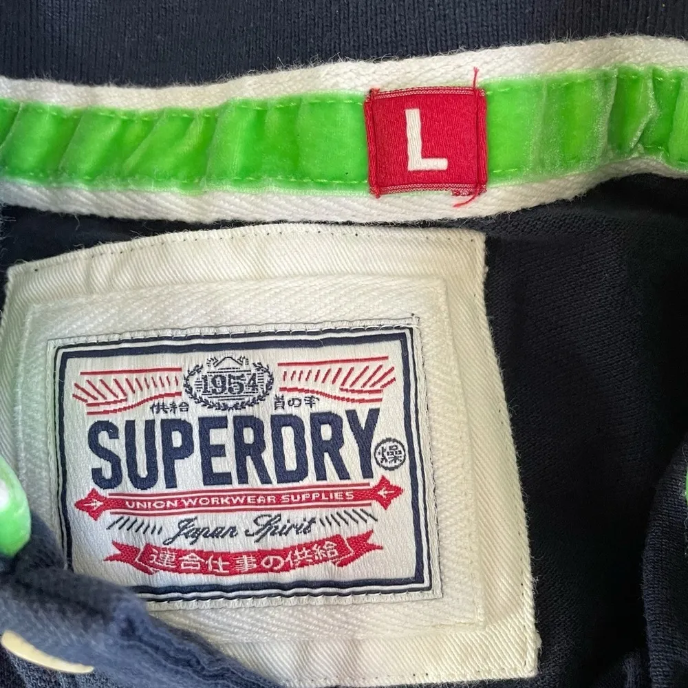 Superdry Japan Spirit Navy Polo - Image 4