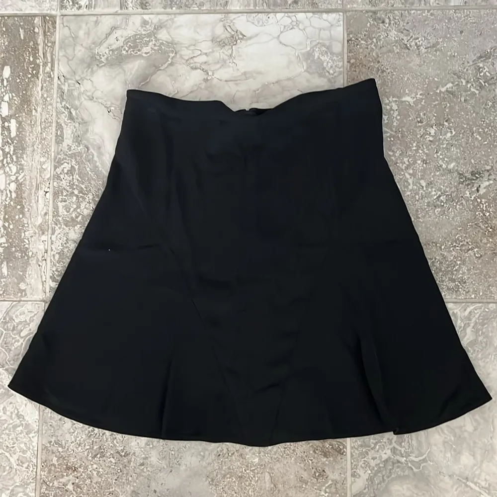 Stella McCartney Flared Midi Skirt, Black Size 44 Retail $598 - Image 3