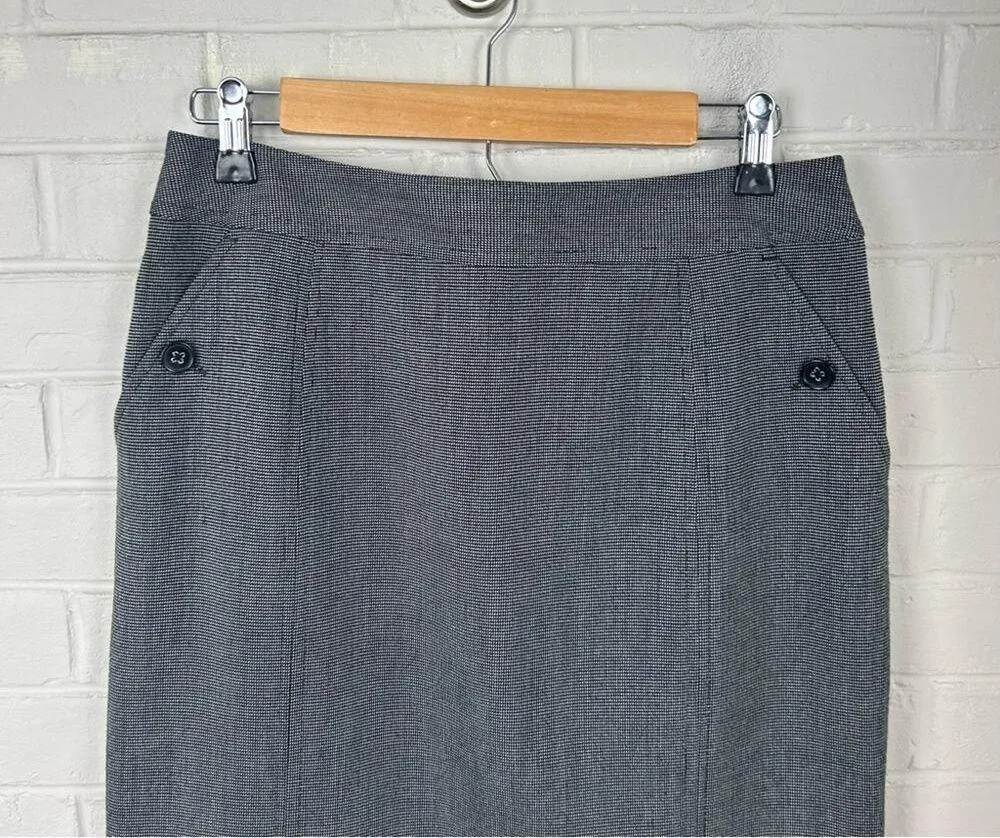 Rafaella Knit Textured Pencil Skirt Size 4 - Image 3