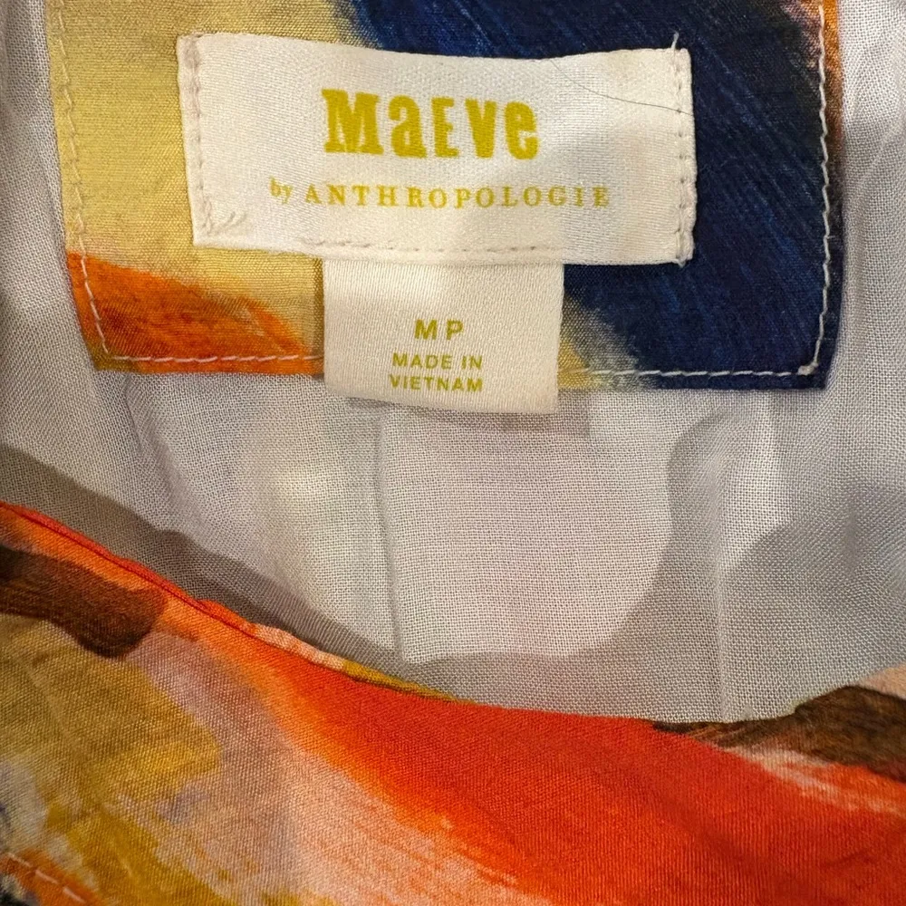 Anthropologie Maeve Suzannah
Maxi Dress multicolor bright sz M petite - Image 5