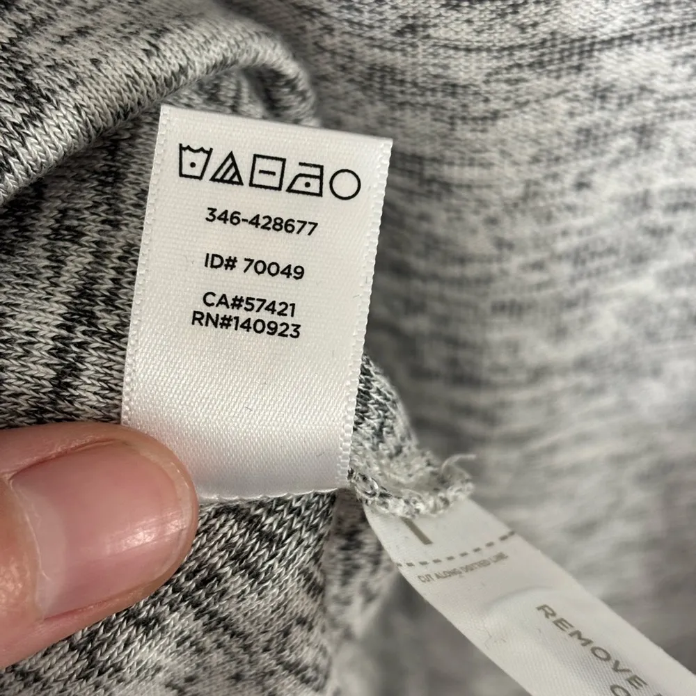 NWT Lou & Grey Striped T-Shirt Dress in Grey, Pink, and Blue - Size M - Image 7