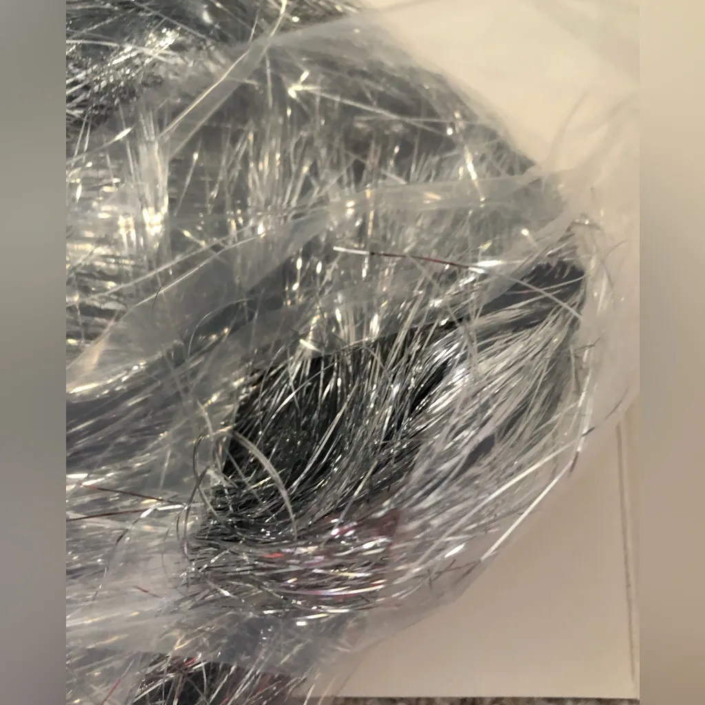 New Silver Tinsel Fringe Jacket women sz S/M Costume Cowgirl Festival Concert - Image 6