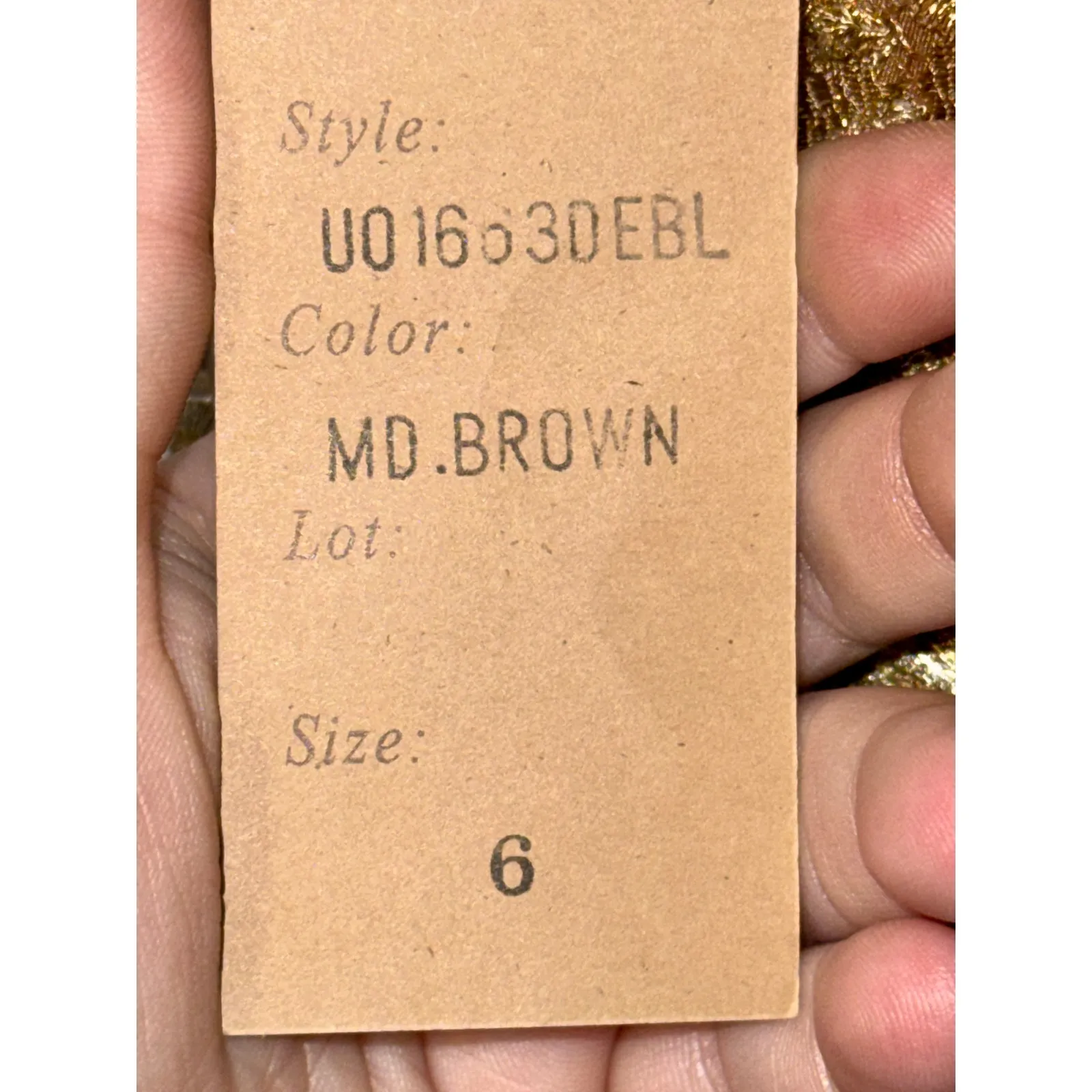 NWT Mandalay Brown Gold Lace Beaded Sequin Long Evening Gown Dress Womens Size 6 - Image 13