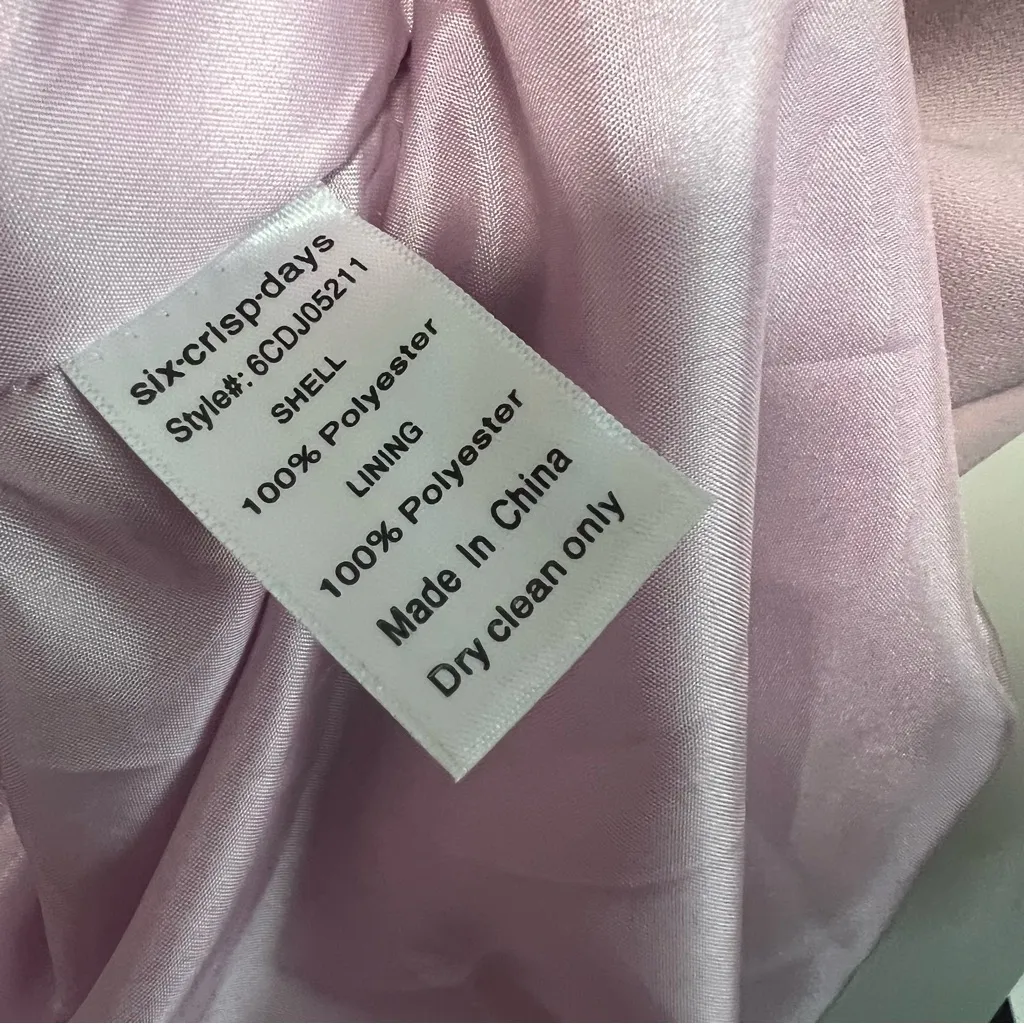 Dolls Kill x Six Crisp Days Light Purple/ Pink Blazer, New with Tags - Image 6