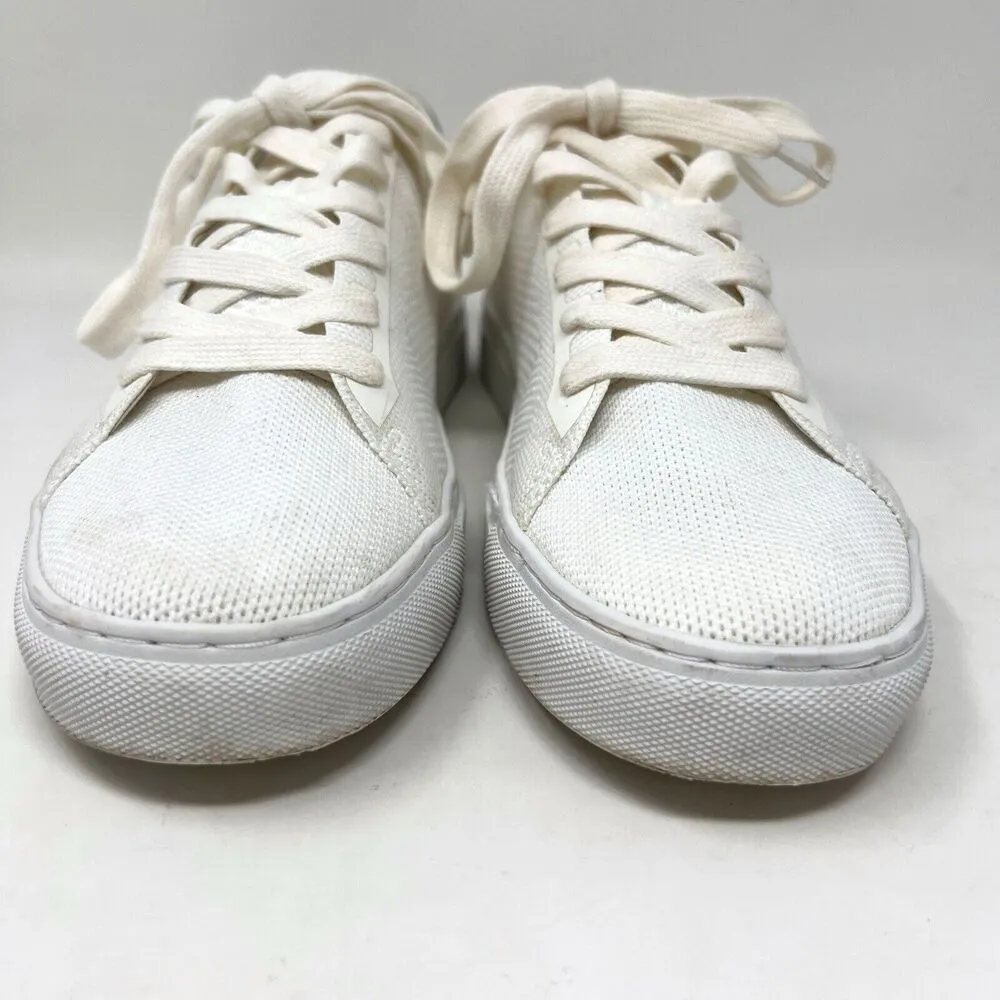Greats Brooklyn The Royale Knit 2.0 White Grey Low Top Sneakers‎ Women's Size 10 - Image 6