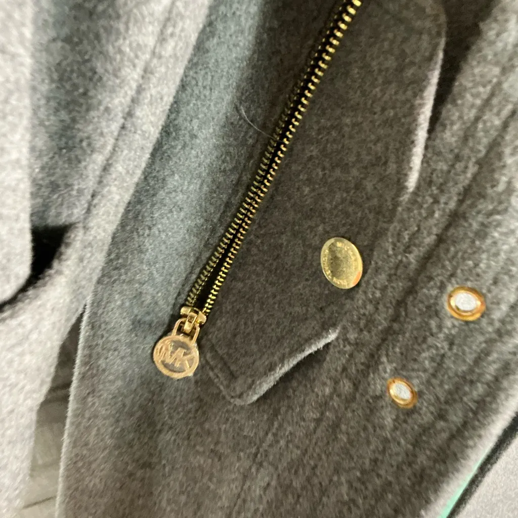 MICHAEL Michael Kors Gray Trench Coat with Belt Size XXL - Image 5
