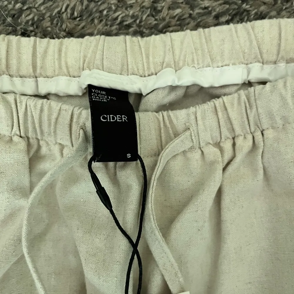 Cider Cream Linen Relaxed Fit Drawstring Waist - Image 5