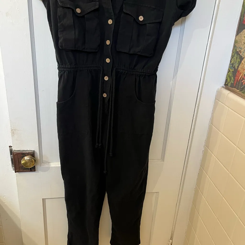 Blue Blush Black Jumpsuit - Image 3