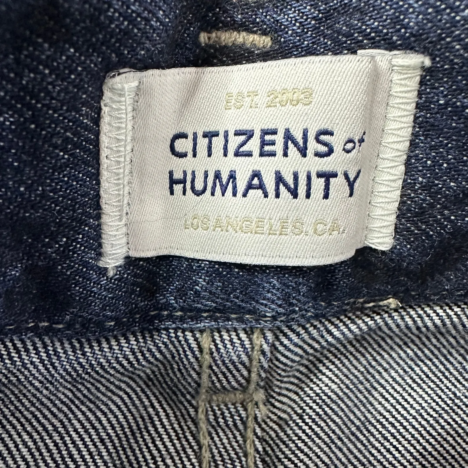 Citizens of Humanity Petra Pleated Wide Leg Jeans in Eden  Size 23 - Image 7