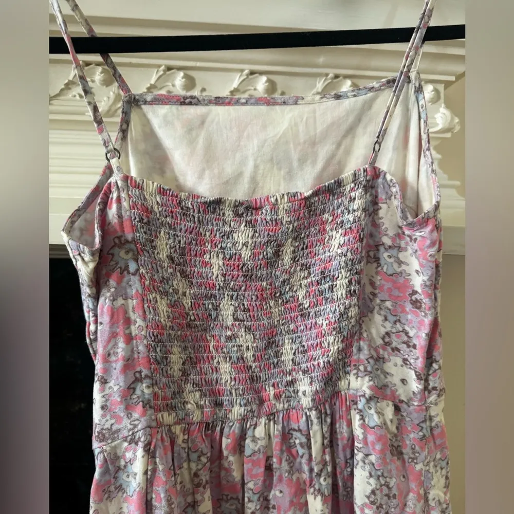 Floral Pink and White Women's Dress - Image 2