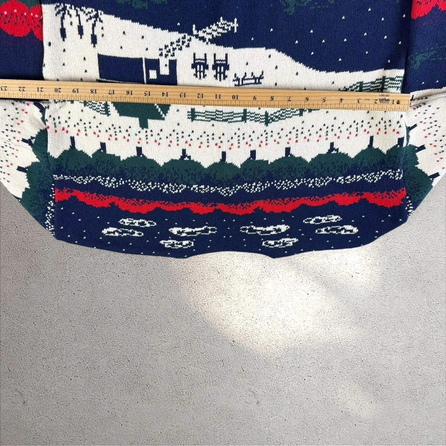 Vtg Northern Reflections Cardigan Sweater Winter Cabin Ducks Cottagecore Sz M - Image 6