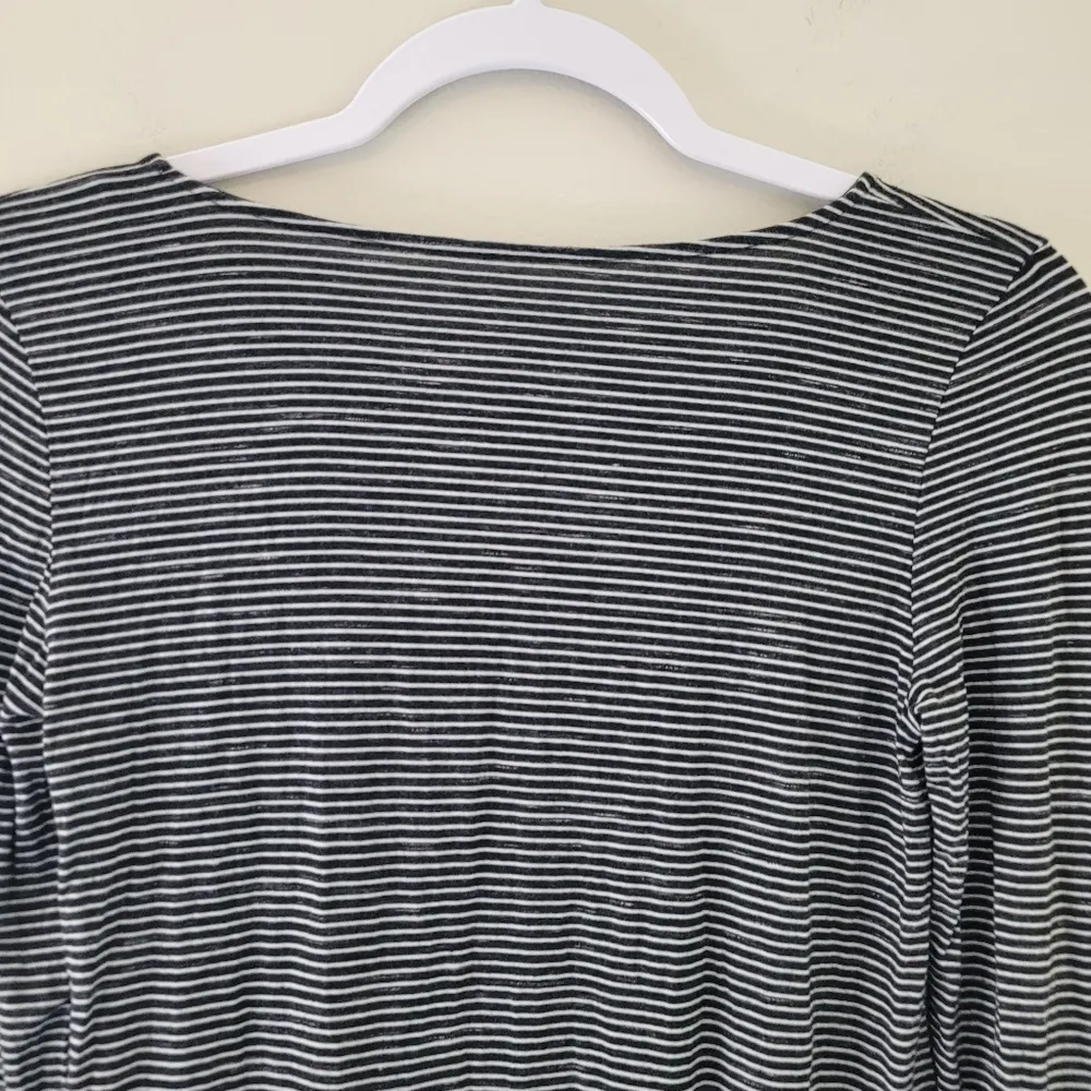 American Eagle Soft & Sexy Black and White Striped Long Sleeve T-shirt N… - Image 6