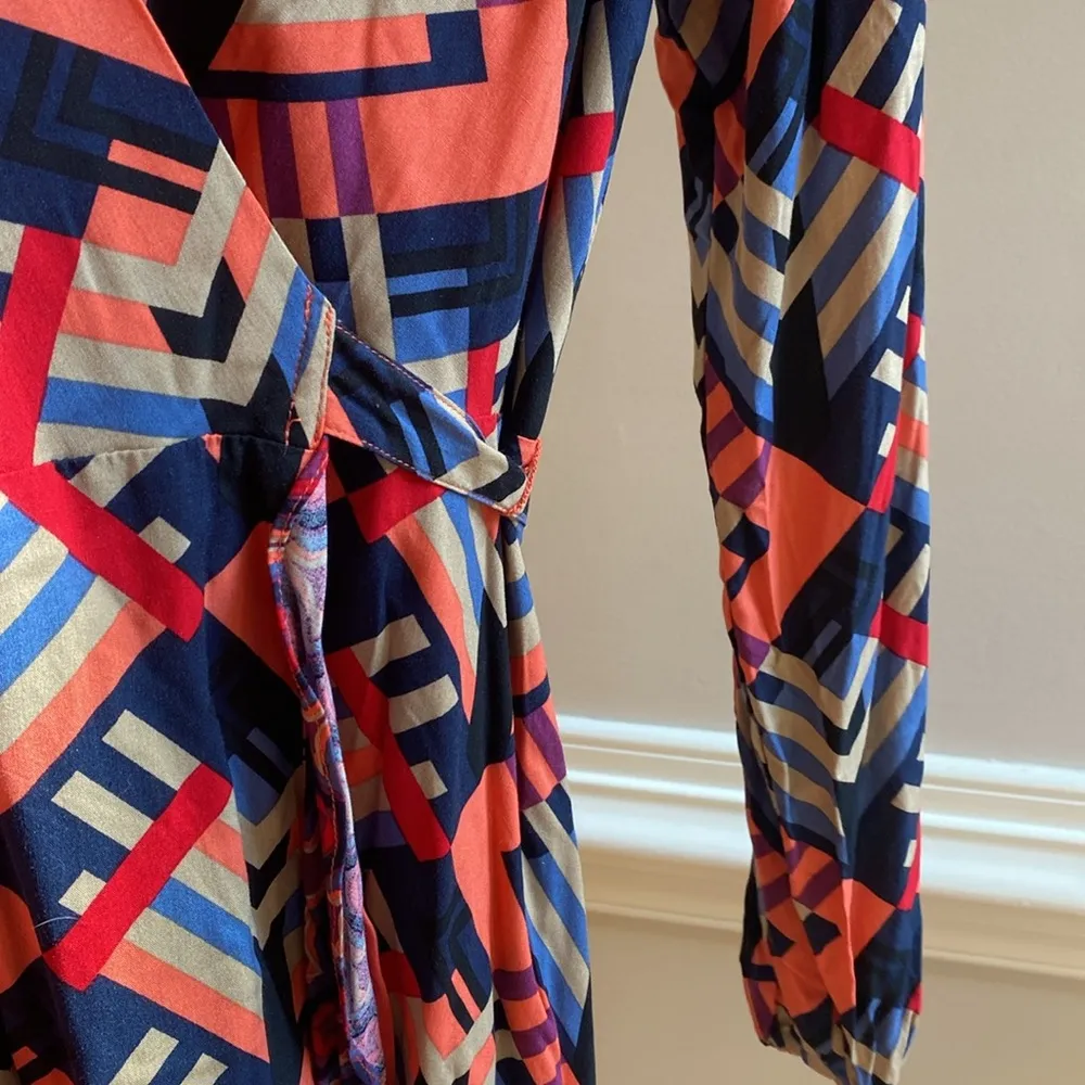 Porridge Clothing By Anthropologie Women's Amity Wrap Dress Size Small New‎ NWT - Image 15