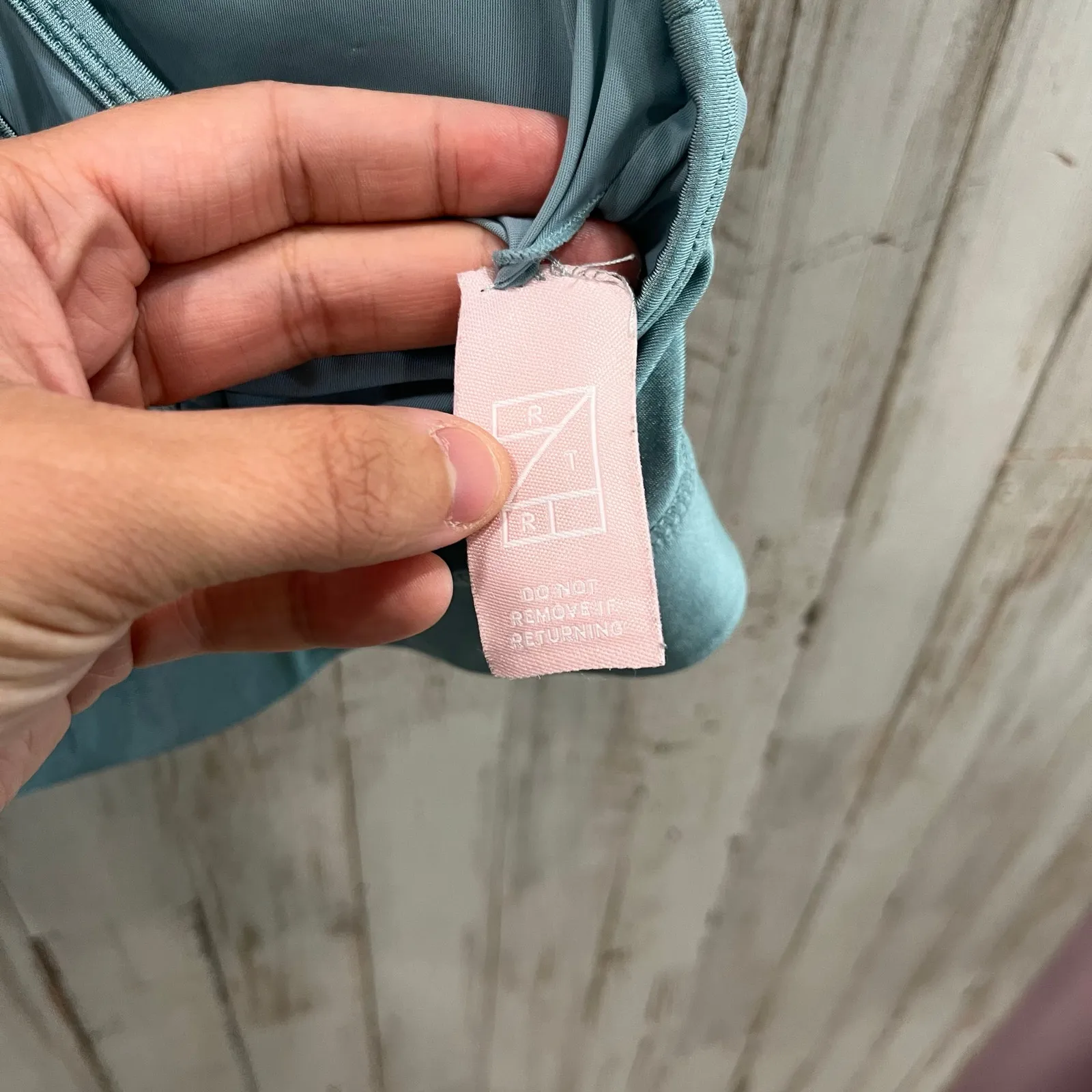 Alala Surf Sports Bra  New Strappy Medium $85 Mesh Aqua Unpadded Rent The Runway - Image 5